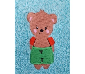 Stickdatei - zARTbesaitet - Schwimmbär